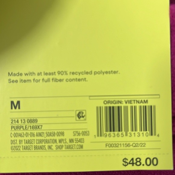 All in Motion mixed media zip front fleece jacket. Size medium. New with tags. - Picture 8 of 8